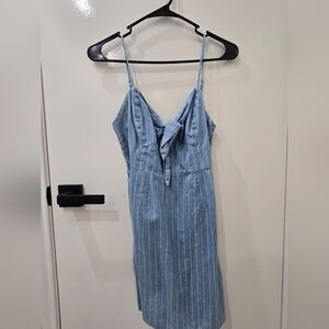 Forever 21 Blue Striped Mini Dress